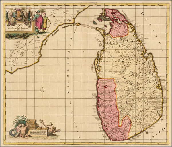 28-India and Other Islands Map By Reiner & Joshua Ottens