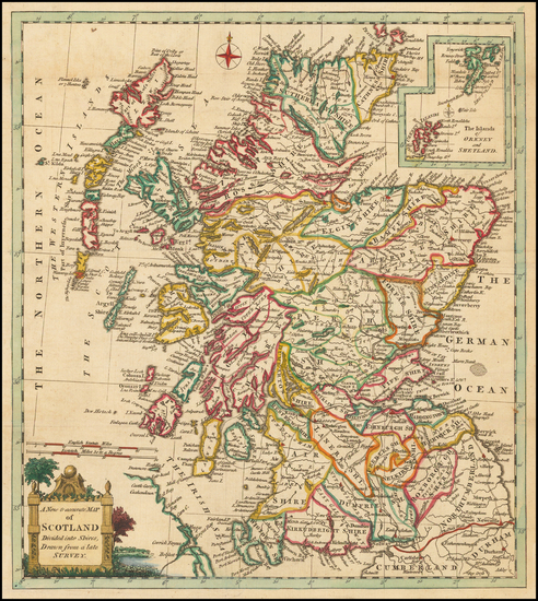 90-Scotland Map By Anonymous