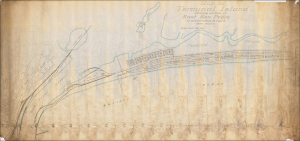 19-Arizona and California Map By Southern Pacific Railroad Company