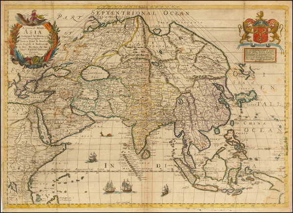 3-Asia Map By Richard Blome