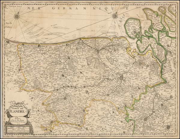 0-Belgium Map By F. de la Pointe