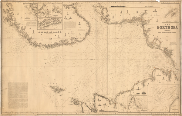 32-British Isles and Scandinavia Map By James Imray & Son