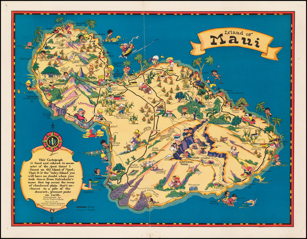 67-Hawaii and Hawaii Map By Ruth Taylor White