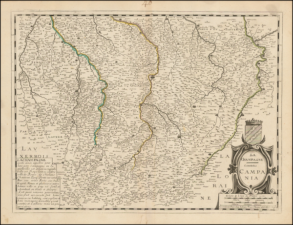 32-Sud et Alpes Française and Nord et Nord-Est Map By Gerard Jollain