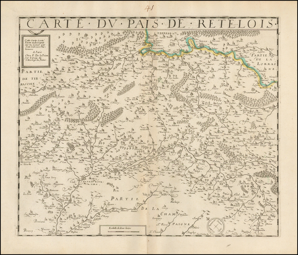 73-Nord et Nord-Est Map By Jean Le Clerc / F. de la Pointe