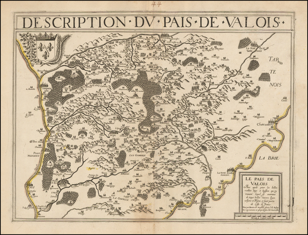 60-France and Paris and Île-de-France Map By Damien de Templeux