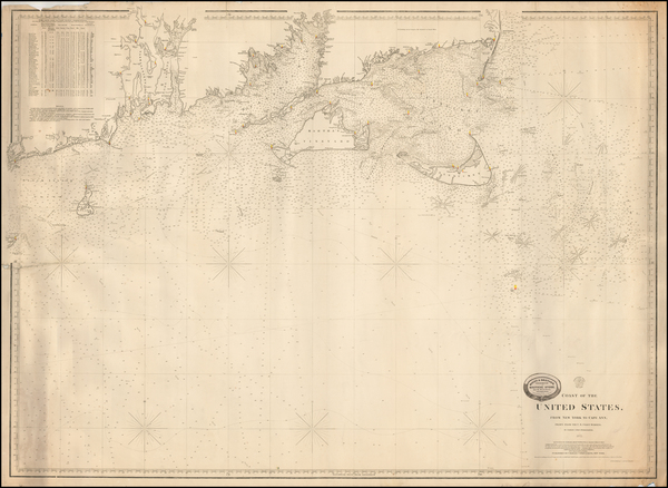 34-New England Map By Charles Copley