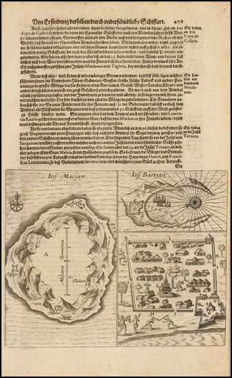 59-Other Islands Map By Theodor De Bry