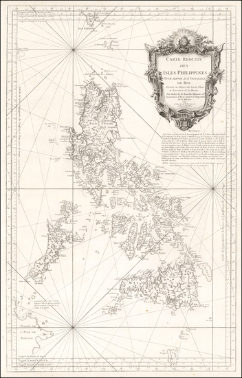 59-Philippines Map By Jacques Nicolas Bellin