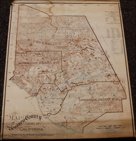 39-California Map By George C. Power