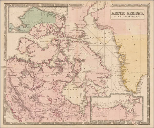 12-Polar Maps, Alaska and Canada Map By George Philip & Son