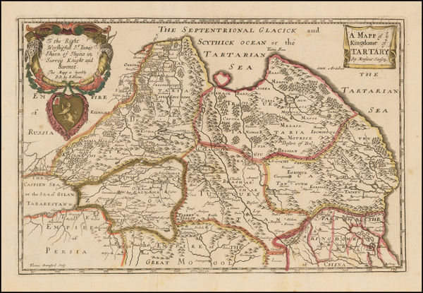 86-China, Central Asia & Caucasus and Russia in Asia Map By Richard Blome