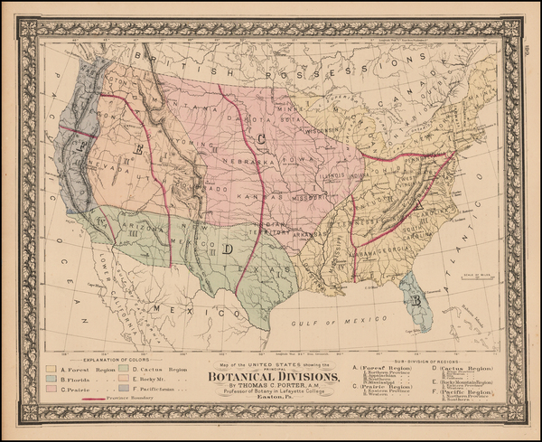 46-United States Map By O.W. Gray