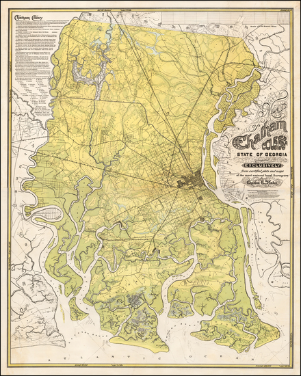 47-Southeast and Georgia Map By Charles G. Platen