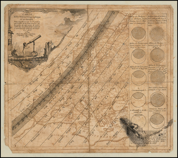 94-Europe and Celestial Maps Map By Louis Charles Desnos