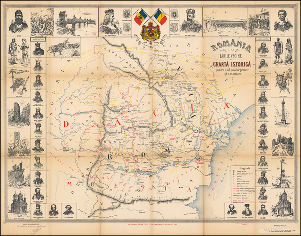 77-Romania Map By Carol Gobl