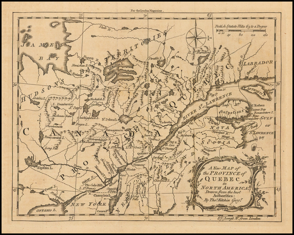 80-Canada Map By London Magazine