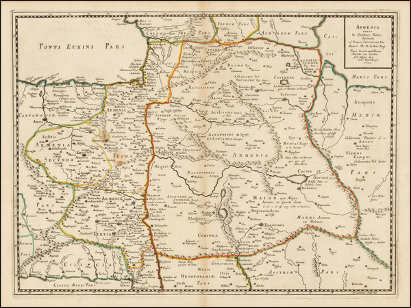 22-Central Asia & Caucasus and Turkey & Asia Minor Map By Philippe de la Rue