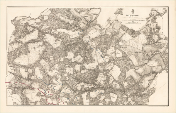 100-Virginia and Civil War Map By United States War Dept.