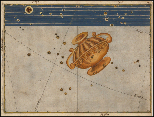 97-Celestial Maps Map By Johann Bayer