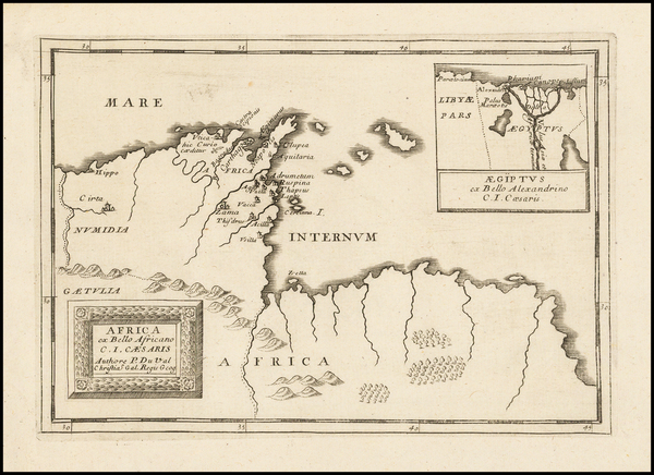 14-North Africa Map By Pierre Du Val