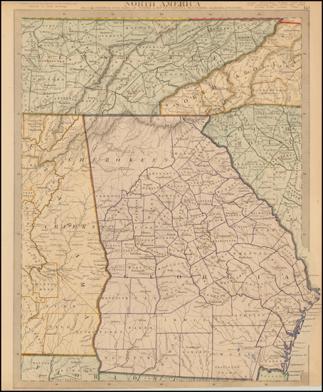 6-South, Southeast and Georgia Map By SDUK