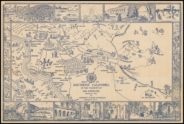 99-California Map By Handcraft Studios