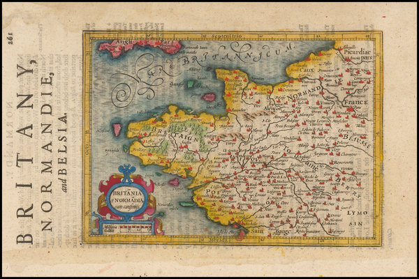 47-France Map By Henricus Hondius - Gerhard Mercator