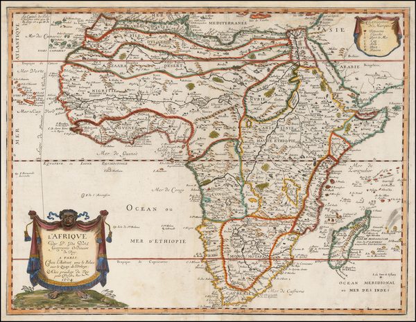 2-Africa and Africa Map By Pierre Du Val