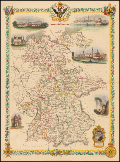 22-Germany Map By John Tallis