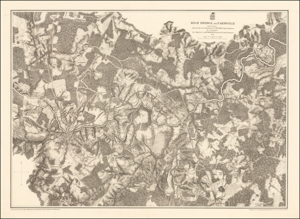 38-Virginia and Civil War Map By United States War Dept.