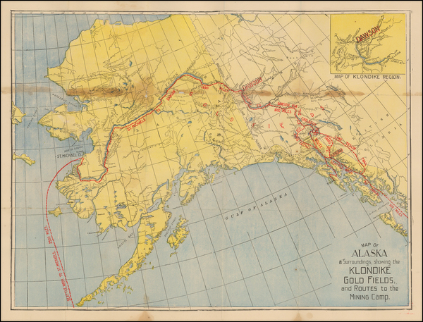 44-Alaska and Canada Map By Anonymous