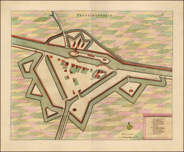 51-Belgium Map By Johannes Covens  &  Cornelis Mortier