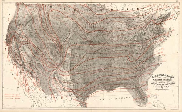 65-United States Map By Gray  &  Henry Francis Walling