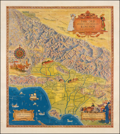 97-California Map By Title Insurance & Trust Company