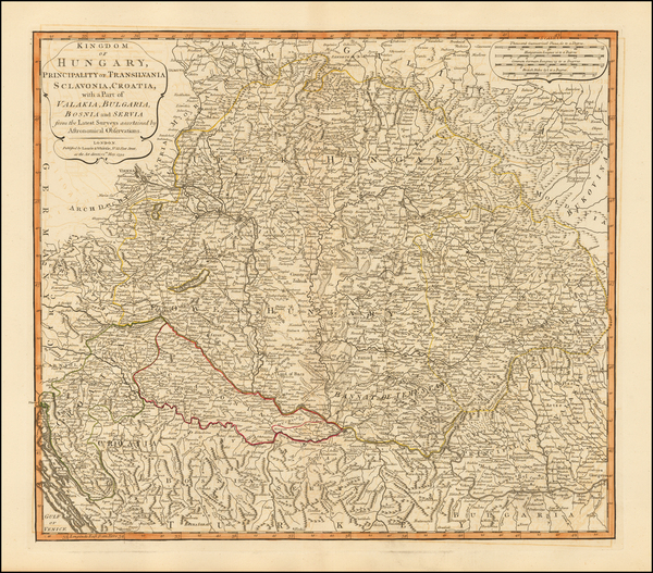 65-Hungary and Balkans Map By Laurie & Whittle