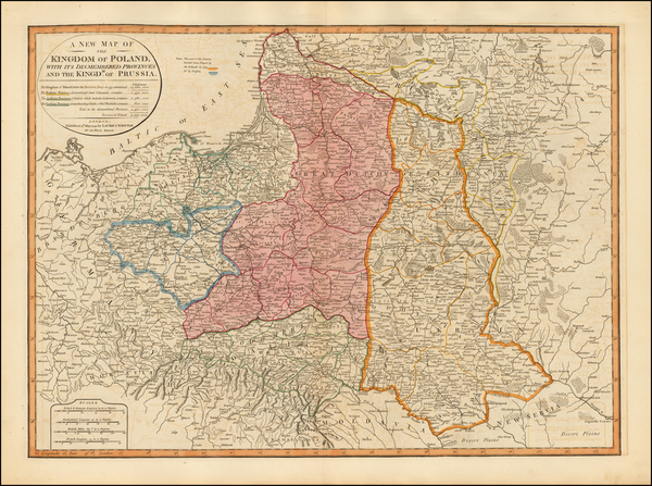 95-Poland, Russia and Baltic Countries Map By Laurie & Whittle