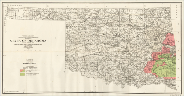 97-Plains Map By U.S. General Land Office