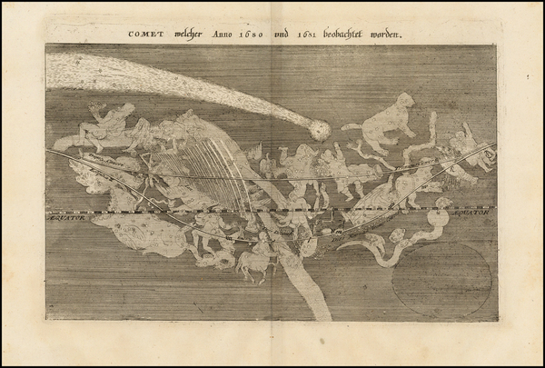 34-Celestial Maps Map By Matthaus Merian