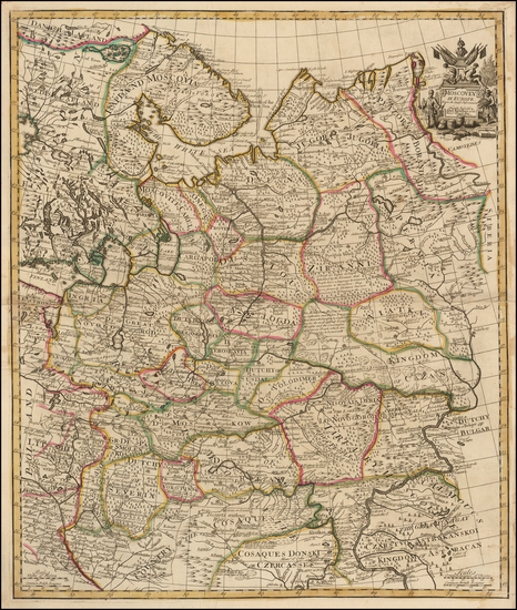 0-Russia and Ukraine Map By John Senex