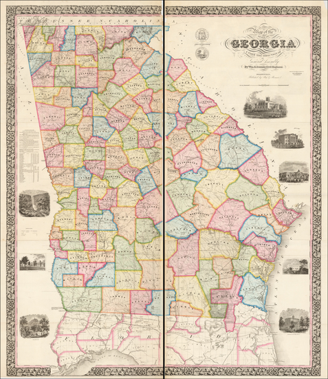 68-Southeast Map By William G. Bonner