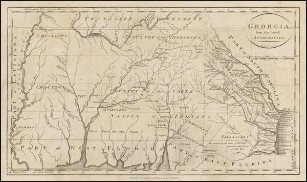 17-South, Alabama, Mississippi, Southeast and Georgia Map By John Reid