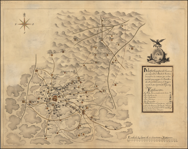 55-Mexico Map By Anonymous