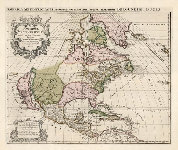 32-Midwest, North America and California Map By Reiner & Joshua Ottens / Alexis-Hubert Jaillot