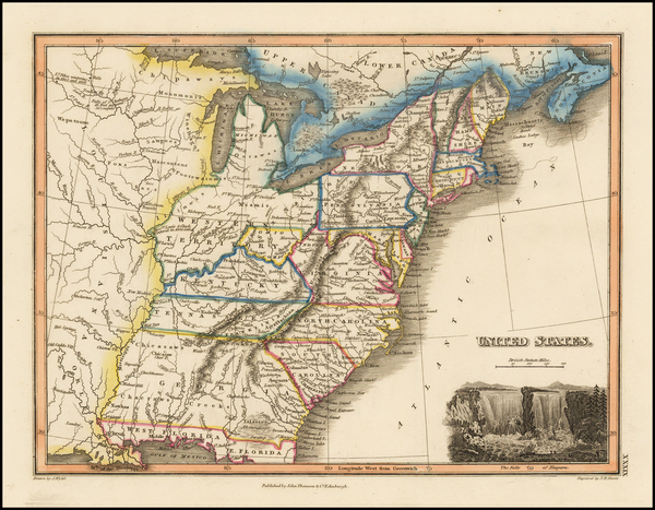 88-United States and Southeast Map By John Thomson