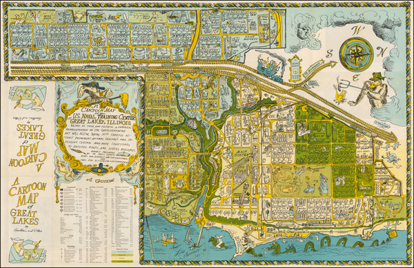 90-Midwest and Illinois Map By Robert William Gadbois  &  Theodore Jerome Ritter