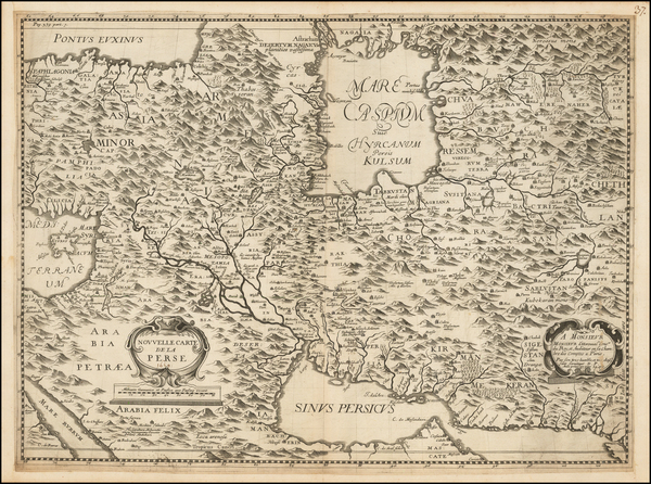 27-Central Asia & Caucasus, Middle East, Persia & Iraq and Turkey & Asia Minor Map By 