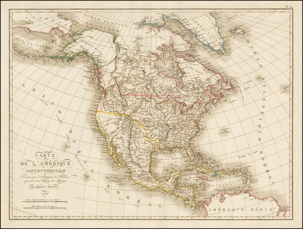 18-South and North America Map By Ambroise Tardieu