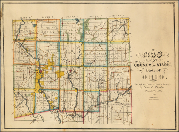 97-Ohio Map By James C. Whitaker