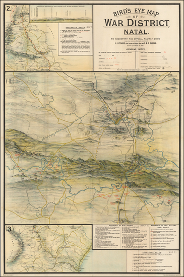 38-South Africa Map By London Geographical Institute